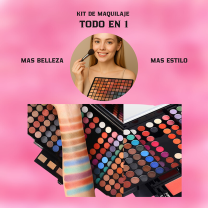 Paleta de Maquillaje de 190 Colores (Multicolor)