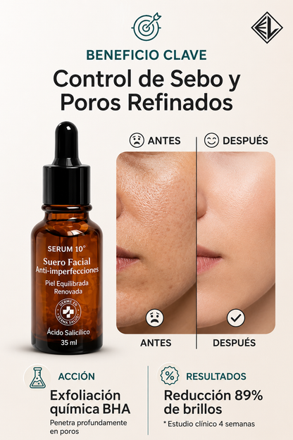SERUM 10 Suero Facial Anti-imperfecciones